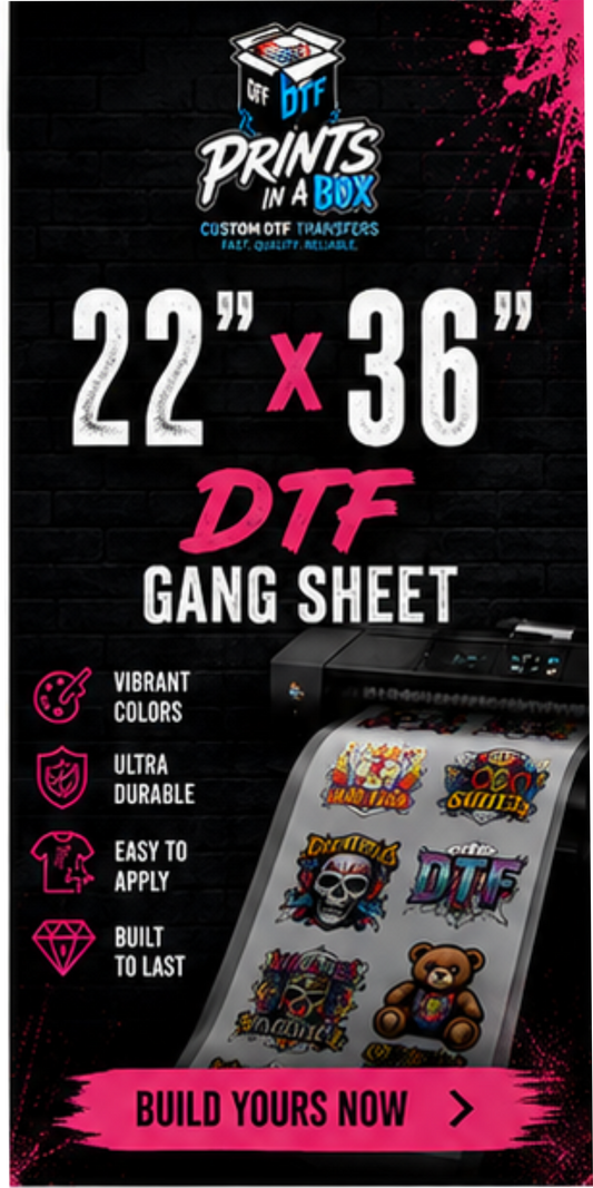 22" x 36" DTF Gang Sheet