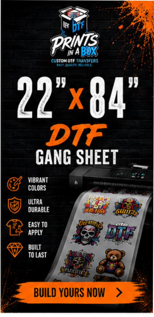 22" x 84" DTF Gang Sheet